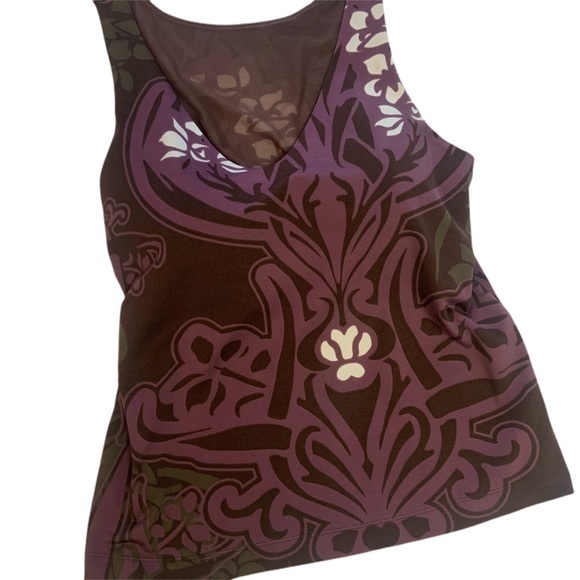 Athleta Tops - Athleta V Neck Built In Bra Activewear Tank 34DD